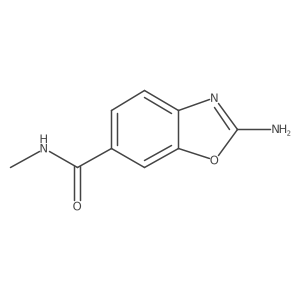 2-amino-N-methyl-1,3-benzoxazole-6-carboxamide结构式