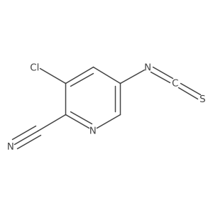 3-Chloro-5-isothiocyanatopicolinonitrile结构式
