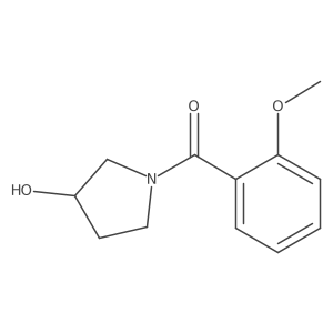 1-(2-Methoxybenzoyl)pyrrolidin-3-ol结构式