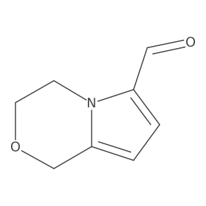 3,4-Dihydro-1H-pyrrolo[2,1-c][1,4]oxazine-6-carbaldehyde结构式