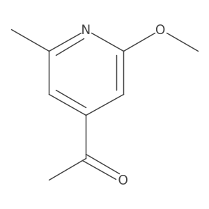 1-(2-Methoxy-6-methylpyridin-4-YL)ethanone Structure