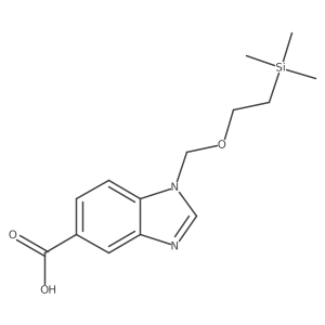 1-[[2-(Trimethylsilyl)ethoxy]methyl]-1H-benzimidazole-5-carboxylic acid Structure