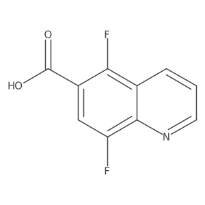 5,8-Difluoroquinoline-6-carboxylic acid Structure