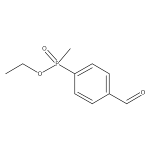 Ethyl 4-formylphenyl(methyl)phosphinate结构式