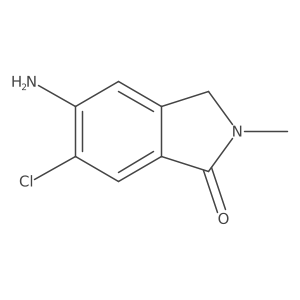 5-Amino-6-chloro-2-methylisoindolin-1-one结构式