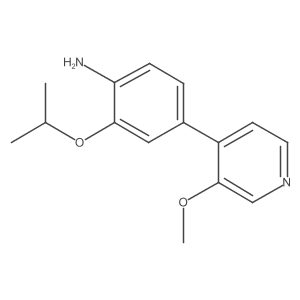 4-(3-Methoxypyridin-4-yl)-2-(propan-2-yloxy)aniline Structure