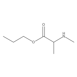 Propyl 2-(methylamino)propanoate结构式