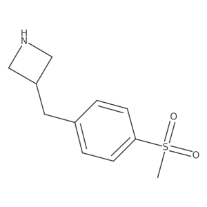 3-[(4-Methanesulfonylphenyl)methyl]azetidine结构式