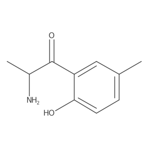 2-Amino-1-(2-hydroxy-5-methylphenyl)propan-1-one Structure