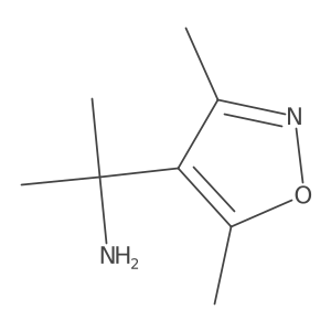 2-(Dimethyl-1,2-oxazol-4-yl)propan-2-amine结构式