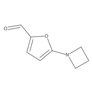 5-(Azetidin-1-yl)furan-2-carbaldehyde Structure