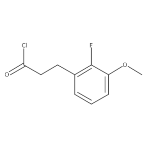3-(2-Fluoro-3-methoxyphenyl)propanoyl chloride结构式