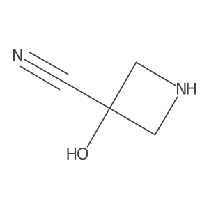 3-Hydroxyazetidine-3-carbonitrile Structure