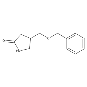 4-((Benzyloxy)methyl)pyrrolidin-2-one Structure