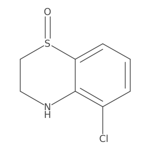 2H-1,4-Benzothiazine, 5-chloro-3,4-dihydro-, 1-oxide Structure