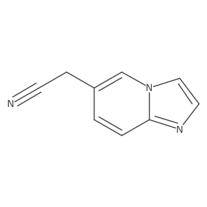 2-{Imidazo[1,2-a]pyridin-6-yl}acetonitrile结构式