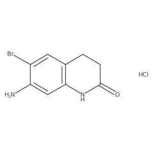 7-Amino-6-bromo-1,2,3,4-tetrahydroquinolin-2-one hydrochloride Structure