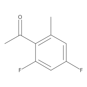 2',4'-Difluoro-6'-methylacetophenone结构式