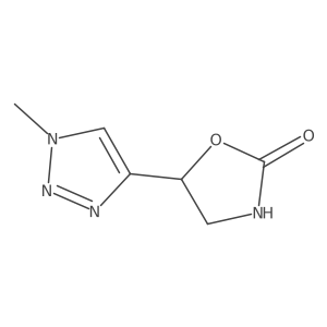 5-(1-Methyl-1h-1,2,3-triazol-4-yl)-1,3-oxazolidin-2-one结构式