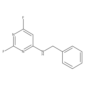 N-Benzyl-2,6-difluoropyrimidin-4-amine Structure