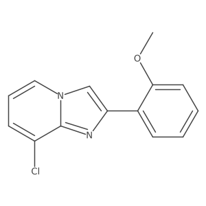 8-Chloro-2-(2-methoxyphenyl)imidazo[1,2-a]pyridine Structure