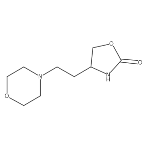 4-[2-(Morpholin-4-yl)ethyl]-1,3-oxazolidin-2-one结构式