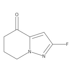 2-Fluoro-4H,5H,6H,7H-pyrazolo[1,5-a]pyridin-4-one Structure