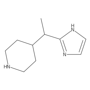 4-[1-(1H-imidazol-2-yl)ethyl]piperidine Structure