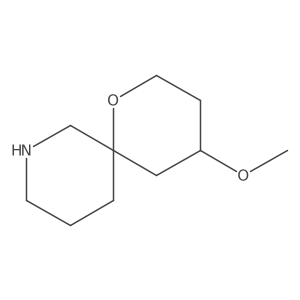 4-Methoxy-1-oxa-8-azaspiro[5.5]undecane结构式