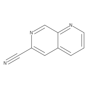 1,7-Naphthyridine-6-carbonitrile Structure