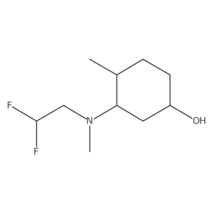 3-[(2,2-Difluoroethyl)(methyl)amino]-4-methylcyclohexan-1-ol Structure