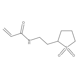 N-[2-(1,1-Dioxothiolan-2-yl)ethyl]prop-2-enamide Structure