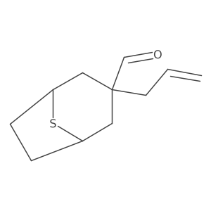 3-(Prop-2-en-1-yl)-8-thiabicyclo[3.2.1]octane-3-carbaldehyde Structure