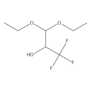 (2R)-3,3-diethoxy-1,1,1-trifluoropropan-2-ol Structure