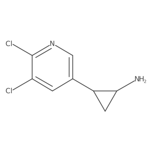 2-(5,6-Dichloropyridin-3-yl)cyclopropan-1-amine Structure