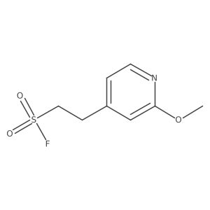 2-(2-Methoxypyridin-4-yl)ethane-1-sulfonyl fluoride结构式