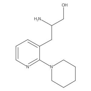 2-Amino-3-[2-(piperidin-1-yl)pyridin-3-yl]propan-1-ol Structure