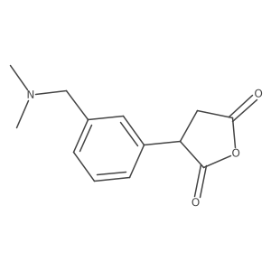 3-{3-[(Dimethylamino)methyl]phenyl}oxolane-2,5-dione Structure