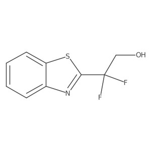 2-(1,3-Benzothiazol-2-yl)-2,2-difluoroethan-1-ol Structure