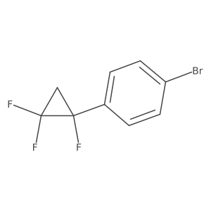 1-Bromo-4-(1,2,2-trifluorocyclopropyl)benzene Structure
