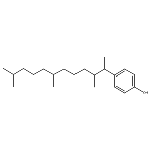 4-(3,7,11-Trimethyldodecan-2-yl)phenol结构式