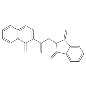 1,3-dioxo-2,3-dihydro-1H-isoindol-2-yl 4-oxo-4H-pyrido[1,2-a]pyrimidine-3-carboxylate结构式