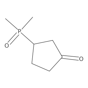 3-Dimethylphosphorylcyclopentan-1-one Structure