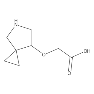2-{5-Azaspiro[2.4]heptan-7-yloxy}acetic acid Structure