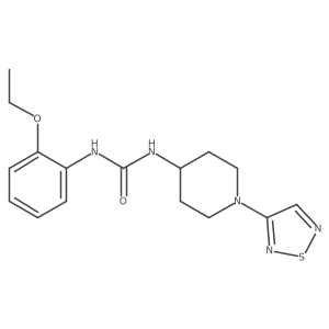 1-(2-Ethoxyphenyl)-3-[1-(1,2,5-thiadiazol-3-yl)piperidin-4-yl]urea Structure