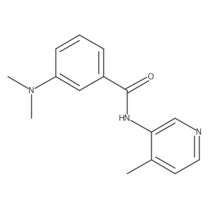 3-(Dimethylamino)-N-(4-methylpyridin-3-yl)benzamide结构式