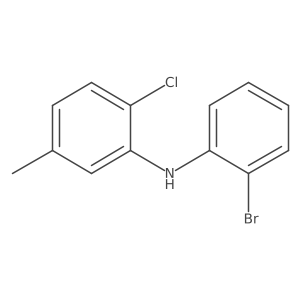 N-(2-Bromophenyl)-2-chloro-5-methylaniline结构式