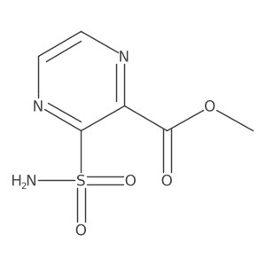 Methyl 3-sulfamoylpyrazine-2-carboxylate结构式