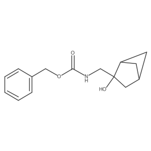 benzyl N-({2-hydroxybicyclo[2.1.1]hexan-2-yl}methyl)carbamate结构式