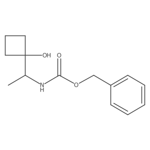 benzyl N-[1-(1-hydroxycyclobutyl)ethyl]carbamate Structure